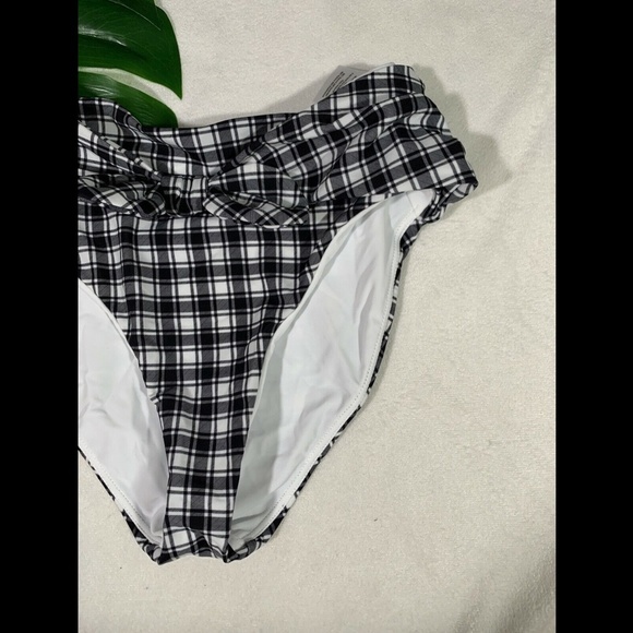 NEW $148 Veronica‎ Beard Azoia Checkered Bikini Bottoms [ SZ XS ] - Picture 6 of 12